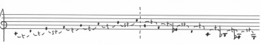 The C major scale and it's negative counterpart: G phrygian. 